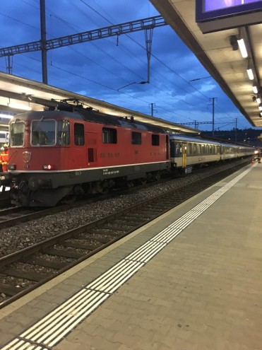 Lokomotivenbrand im Bahnhof Brugg